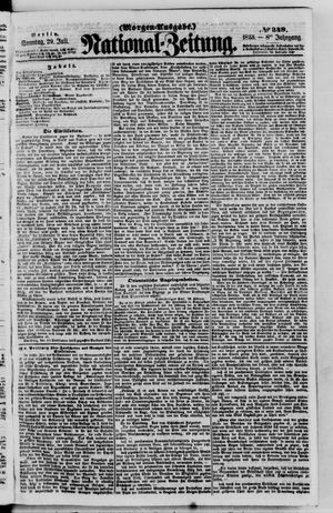 Nationalzeitung vom 29.07.1855