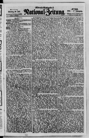 Nationalzeitung vom 30.07.1855