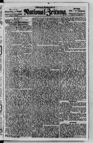 Nationalzeitung vom 02.08.1855