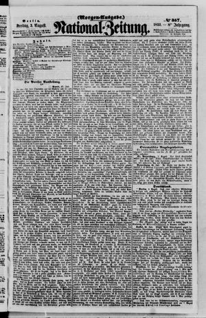 Nationalzeitung vom 03.08.1855