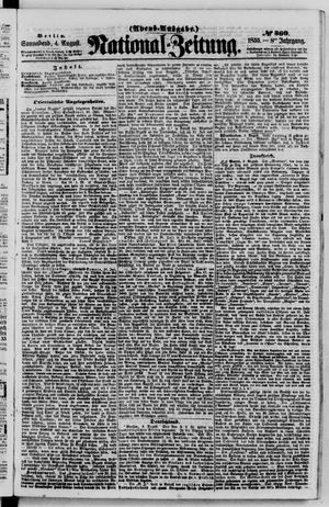 Nationalzeitung vom 04.08.1855