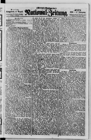 Nationalzeitung vom 11.08.1855