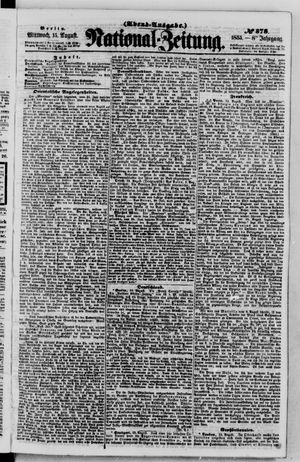 Nationalzeitung on Aug 15, 1855