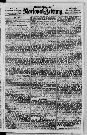 Nationalzeitung vom 25.08.1855