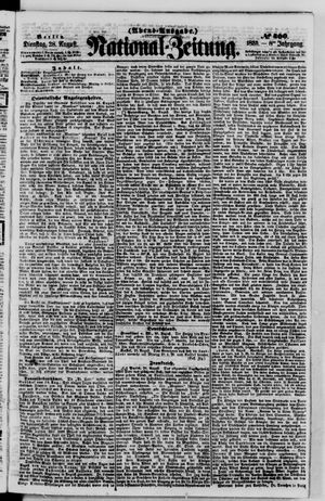 Nationalzeitung on Aug 28, 1855