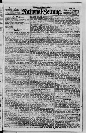 Nationalzeitung vom 05.09.1855