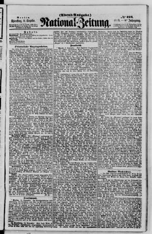 Nationalzeitung vom 11.09.1855