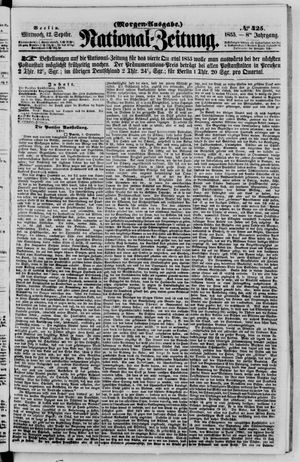 National-Zeitung vom 12.09.1855