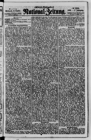 National-Zeitung vom 12.09.1855