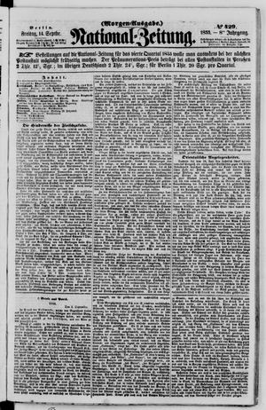 National-Zeitung vom 14.09.1855