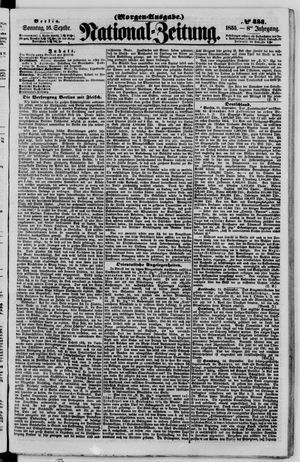 Nationalzeitung vom 16.09.1855