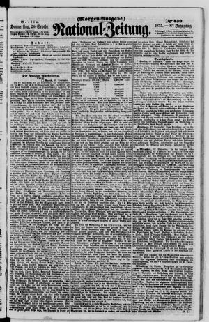 Nationalzeitung vom 20.09.1855