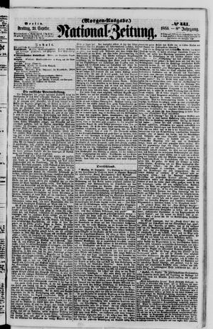 Nationalzeitung vom 21.09.1855