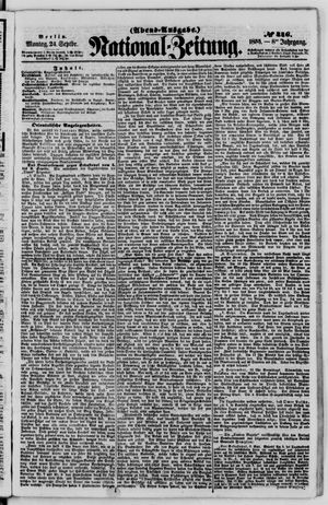 Nationalzeitung vom 24.09.1855