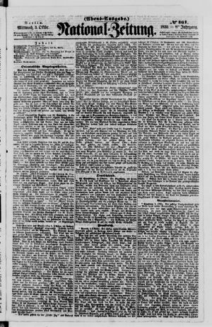 Nationalzeitung vom 03.10.1855