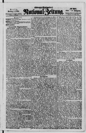 Nationalzeitung vom 05.10.1855