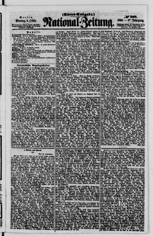 Nationalzeitung vom 08.10.1855