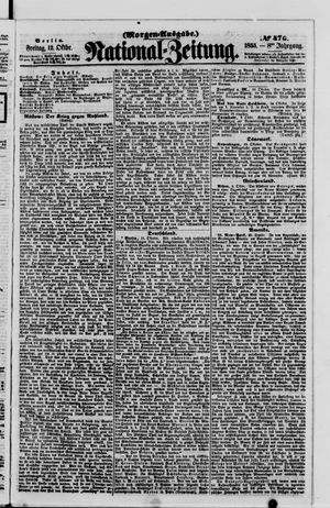 Nationalzeitung vom 12.10.1855