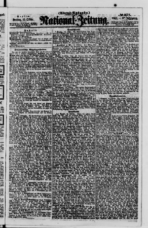 Nationalzeitung vom 12.10.1855