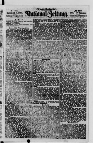 Nationalzeitung vom 13.10.1855
