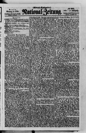 Nationalzeitung vom 15.10.1855