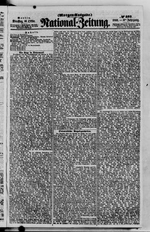 Nationalzeitung vom 16.10.1855
