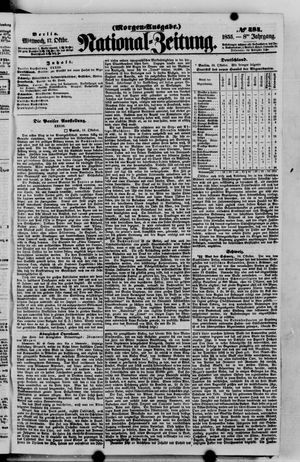 Nationalzeitung vom 17.10.1855