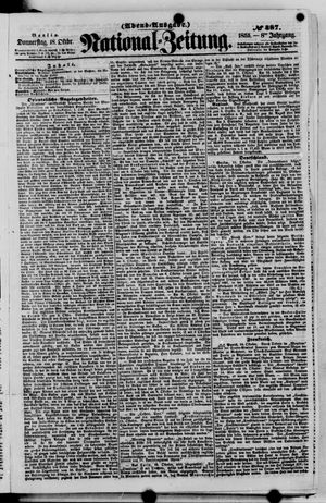 Nationalzeitung vom 18.10.1855