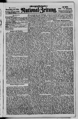 Nationalzeitung vom 25.10.1855
