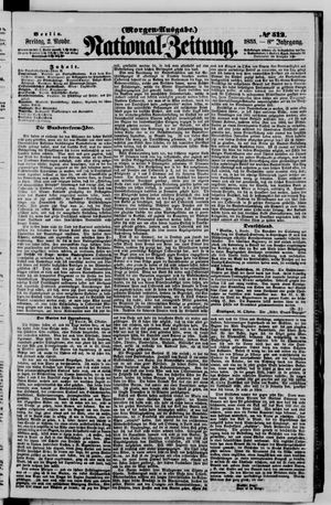 Nationalzeitung vom 02.11.1855