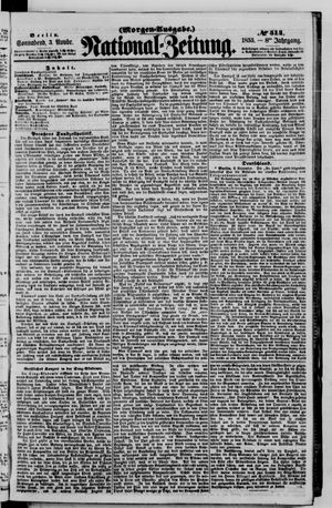 Nationalzeitung vom 03.11.1855