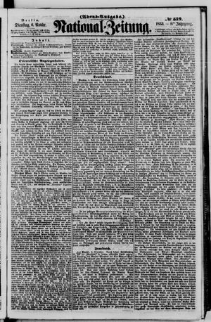 Nationalzeitung on Nov 6, 1855