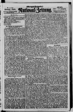 Nationalzeitung vom 07.11.1855
