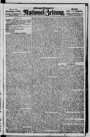 Nationalzeitung vom 08.11.1855