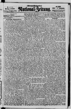 Nationalzeitung vom 09.11.1855