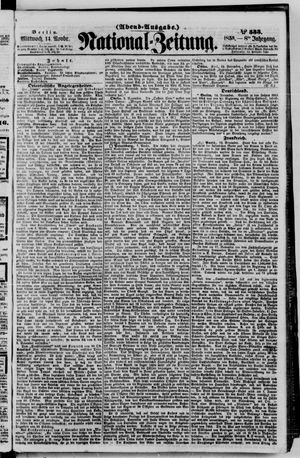 Nationalzeitung vom 14.11.1855