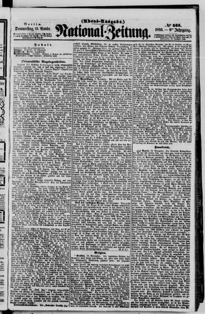 Nationalzeitung vom 15.11.1855