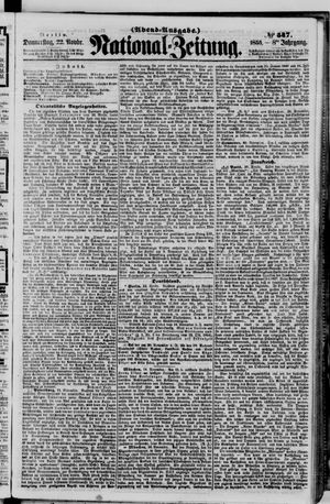 Nationalzeitung vom 22.11.1855