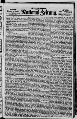 Nationalzeitung vom 26.11.1855