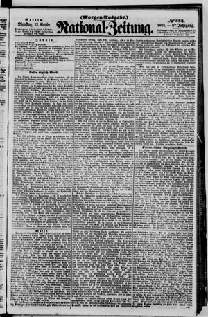 Nationalzeitung vom 27.11.1855