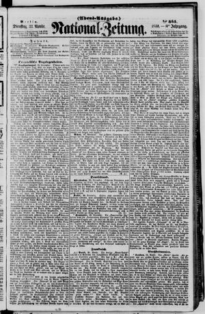 Nationalzeitung vom 27.11.1855