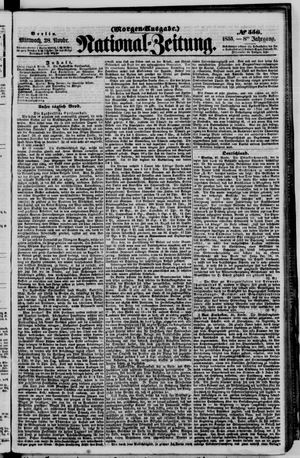 Nationalzeitung vom 28.11.1855