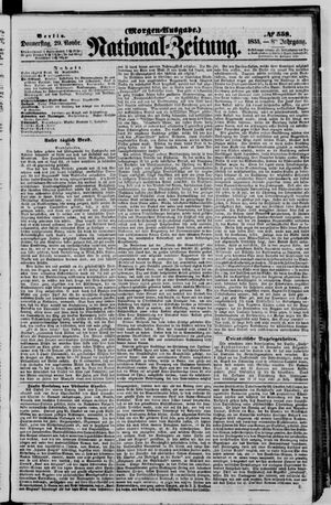 Nationalzeitung vom 29.11.1855