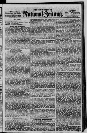 Nationalzeitung vom 29.11.1855