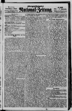 Nationalzeitung vom 01.12.1855