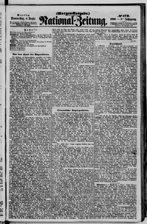 Nationalzeitung vom 06.12.1855