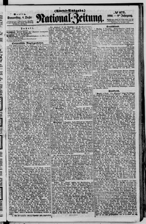 Nationalzeitung vom 06.12.1855