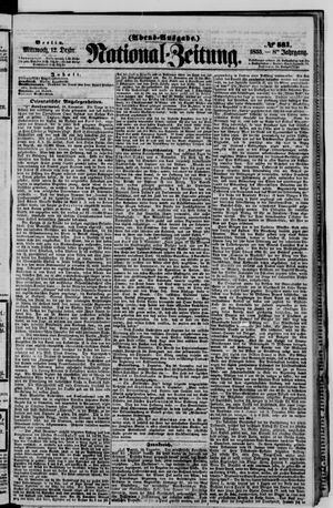 Nationalzeitung vom 12.12.1855