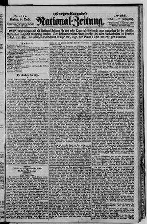 Nationalzeitung vom 14.12.1855