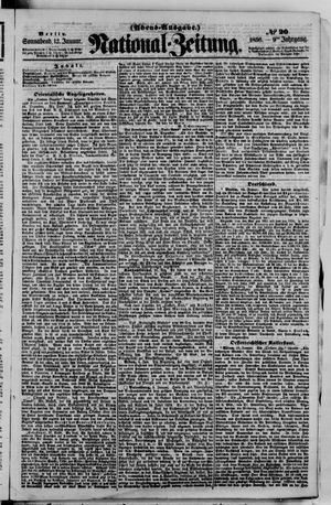 Nationalzeitung vom 12.01.1856
